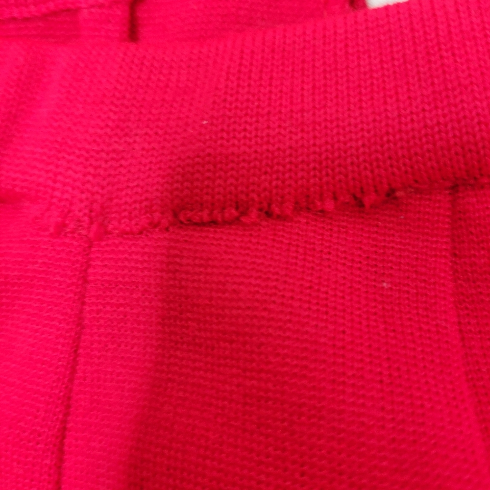 Vintage 1960s Sebastian Red Belted Jacket and Pant Suit With Gold Buttons Set - Picture 12 of 16